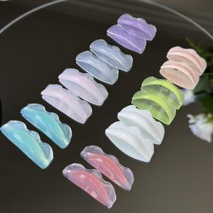 Coussinets de levage de cils sans colle, tampon de stratification de cils pour petits/grands yeux 8 tailles boucliers permanents en silicone réutilisables C Curl Lifting Tint Dye - Product Image 4