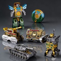 2-in-1 Mechanischer Transformations-Roboterhund Fidget Spinner Rotator Sensorisches Stressabbau-Lernspielzeug für Erwachsene und Kinder