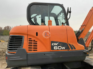 Excavadoras de Ruedas Pequeñas de Segunda Mano DOOSAN DX55W Hyundai 60W Doosan DX60W Excavadora de Ruedas Usada de 6 Toneladas - Product Image 6