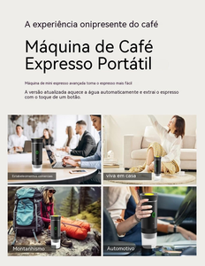 Machine à expresso électrique portable auto-chauffante 20 bars 12V pour dosettes et café moulu – Idéale pour les voyages, le camping et le bureau - Product Image 3