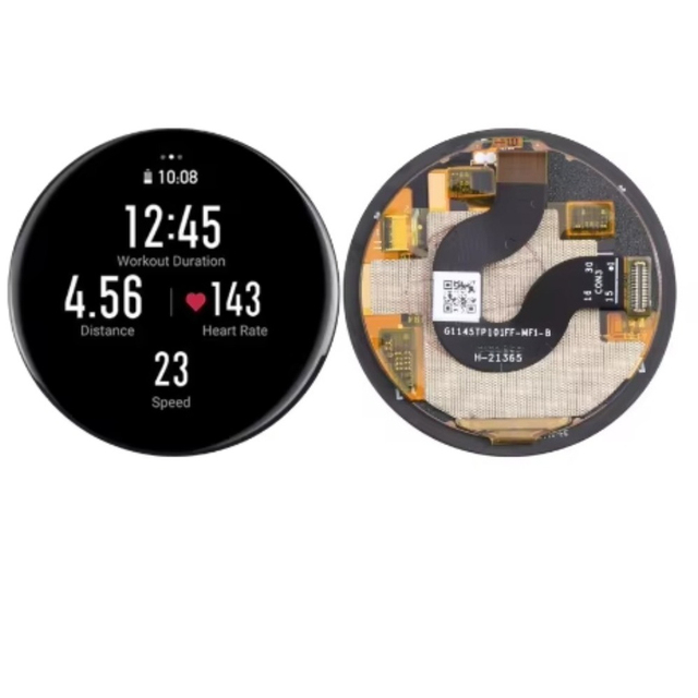 LCD Touch Screen Assembly with 1-Year Warranty for Amazfit GTR 3 Pro Replacement LCD Display