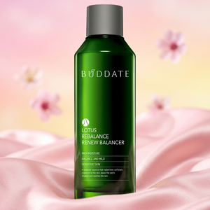 Loción Humectante Nutritiva Reequilibrante Blanqueadora Antiedad y Antiarrugas con Extracto de Loto Coreano BUDDATE para Uso Diario en Mujeres, Caja para Todo Tipo de Piel - Product Image 6