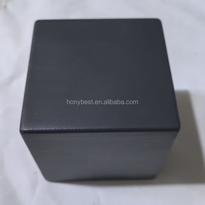 <span class=keywords><strong>Cube</strong></span> en bois de noyer gris foncé Blocs QR Code Restaurant Table Menu <span class=keywords><strong>Cube</strong></span> QR Menu Stand Porte-étiquette en bois NFC pour Restaurant - Product Image 4