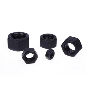 Wanqian Fasteners Carbon Steel Hexagonal Thick Nuts M6 M8 M10 M12 M14 M16 M18 M20 M22 M24 M27 M30 M33 M36 M39 M42 M48 DIN - Product Image 1