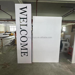 婚礼拱门背景黑色亚克力镜子名单座位表活动用品装饰背景 - Product Image 5