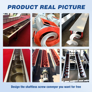 Hot Selling Roestvrij Staal Shaftless Spiraal Schroef Transportmachine Verstelbare Snelheid 500l/Uur Duurzaam Voor Fabriek - Product Image 5