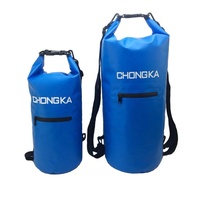 Bolsa impermeable flotante de PVC, 10L/20L, 500D, Océano, seca