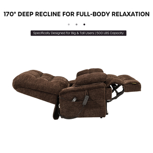 Silla Elevadora Médica de Alta Resistencia, Sillón Reclinable Bariátrico con Masaje Corporal Completo, Calor y Reclinación Profunda para una Mejor Asistencia de Movilidad - Product Image 4