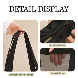 Bolsa de Aseo de Malla de Gran Capacidad, Bolsa de Almacenamiento Portátil con Drenaje para Natación al Aire Libre y Organización Diaria - Product Image 3