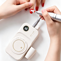 Ponceuse à ongles électrique sans fil à moteur brushless, stylo de ponçage en carbure pour usage domestique et hôtelier, manucure et polissage
