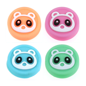 Coques de joystick analogiques pour manette Switch Lite OLED Joy-Con, motif <span class=keywords><strong>petit</strong></span> ours fleuri, avec grip pour pouce - Product Image 2