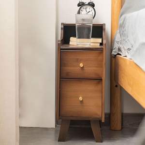 <span class=keywords><strong>Table</strong></span> <span class=keywords><strong>de</strong></span> <span class=keywords><strong>chevet</strong></span> moderne et compacte, armoire <span class=keywords><strong>de</strong></span> rangement ultra-étroite <span class=keywords><strong>de</strong></span> <span class=keywords><strong>20</strong></span> <span class=keywords><strong>cm</strong></span> pour les chambres locatives, en bois. - Product Image 3