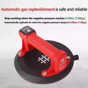 SHIJING P618A penyedot vakum elektrik, alat pengangkat ubin kaca ubin besar 200 kg, baterai listrik tanpa kabel 8 "/140mm - Product Image 2