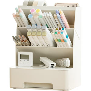 <span class=keywords><strong>SDLP</strong></span> Incliné Insert Porte-Stylo Grande Capacité Tiroir Boîte De Rangement Bureau Papeterie Boîte De Rangement Cosmétiques Organisateur Rack Carré - Product Image 1