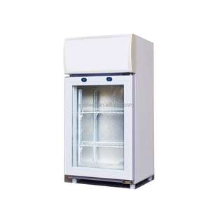125L <span class=keywords><strong>Red</strong></span> <span class=keywords><strong>Bull</strong></span> <span class=keywords><strong>mini</strong></span> réfrigérateur ODM OEM de table boissons présentoir glacière verticale à vendre - Product Image 3