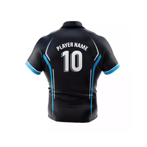 Camiseta de rugby 100% poliéster, transpirable, antibacteriana, para entrenamiento y práctica. - Product Image 6