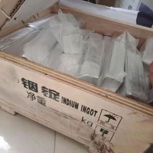 แท่งอินเดียมความบริสุทธิ์สูง 99.99% วัตถุดิบสำหรับผลิตภัณฑ์เซมิคอนดักเตอร์ วัสดุสำหรับการเคลือบแบบสปัตเตอริง - Product Image 2