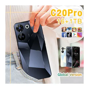 C20 Ultra 16GB + 1TB Teléfono inteligente Android 8000mAh 7,3 Pulgadas Qualcomm Dual Sim Dual Standby Desbloqueado Teléfonos inteligentes Celulares