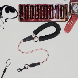 Venta al por mayor barato reflectante ajustable Pet Slip Lead estilo a rayas correa de perro Hecho de nylon para entrenamiento y trotar muestra gratis - Product Image 3