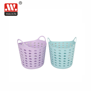 Hot Selling High Quality Pp Rattan Laundry Basket Dirty Clothes Organizer Plastic Storage Basket