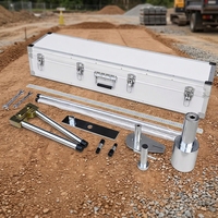Dynamic Cone Penetrometer Soil Strength Tester CBR Subgrade In-situ Testing Equipment with Carrying Case