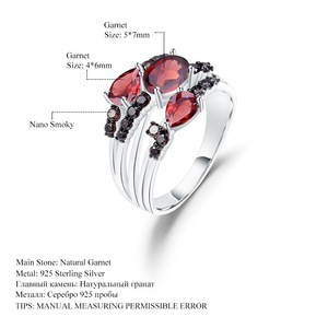 Stock Series 925 Silver Inlaid <b>Crystal</b> Rhinestone Vintage Gemstone <b>Ring</b> High Elegance Women's Wedding Hong Kong Sample Making - Product Image 5