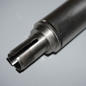 เพลาขับเหล็กกล้าคุณภาพสูง ผลิตด้วยเครื่อง CNC พร้อมร่องและเกลียวสำหรับประกอบเครื่องจักร - Product Image 4