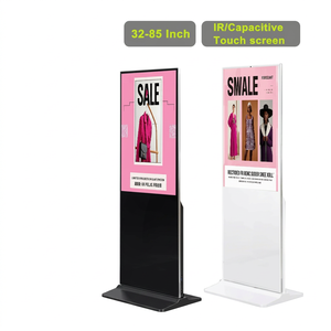 Best Sale High Definition Digital Marketing <b>Board</b> Floor Standing Indoor LCD Horizontal Interactive Whiteboard Advertising - Product Image 1