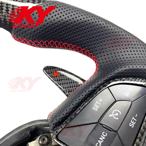 Accesorios para coche Volante deportivo de fibra de carbono para Jeep 2014-2021 Grand Cherokee S SRT Trailhawk - Product Image 3