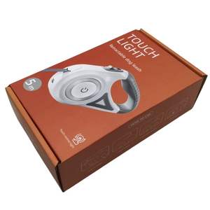 Laisse pour <span class=keywords><strong>chien</strong></span> en plastique et nylon avec rubans lumineux LED, accessoire de sécurité ultime pour les laisses rétractables - Product Image 4