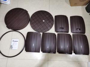 Tonneau en plastique de 28 gallons en gros <span class=keywords><strong>Seau</strong></span> de rangement extérieur assemblable Table de jardin - Product Image 3