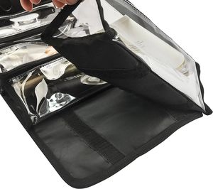 Viaje colgante de PVC de gran capacidad para neceser Organizador plegable portátil Cierre de cremallera Cosmético impermeable de moda <span class=keywords><strong>Ba</strong></span> - Product Image 6