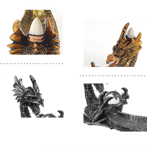 Mini <span class=keywords><strong>Dragon</strong></span> Boat WJB09 quemador de incienso de alta calidad decoración de incienso de reflujo de madera creativa estilo caliente - Product Image 3