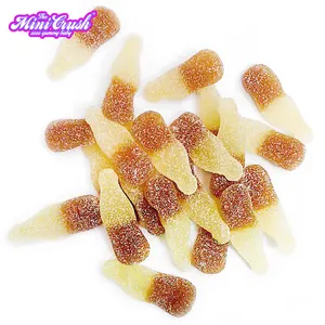 MiniCrush 사워 사탕 공장 도매 슈퍼 사워 구미 웜 사탕