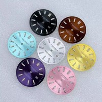 Montre pour femme Datebook Double Nail 24,5 mm compatible avec le mouvement NH05, luminescente dans le noir