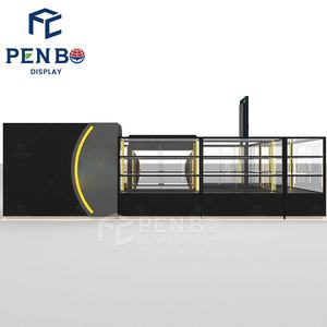 كشك عرض حديث للهواتف المحمولة كشك عرض لمتاجر تسوق وتصليح هواتف زجاجية بتصميم محل إصلاح هواتف عالي الجودة - Product Image 6