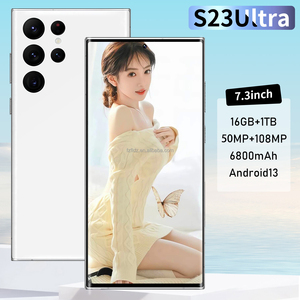 Hot bán gốc S23 5g điện thoại thông minh mở khóa Android 13 siêu chất lượng cao 16GB + 1TB Bộ nhớ HD màn hình độ phân giải - Product Image 2