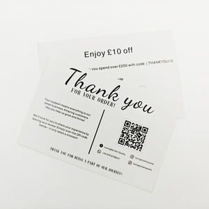 Muestra Gratuita, Tarjetas de Agradecimiento por Compra con Logotipo Personalizado, Tarjetas de Agradecimiento por Compra al por Mayor de Lujo, Personalizadas, Ecológicas - Product Image 6