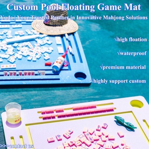 Fábrica OEM ODM de Mahjong: Tablero de Juego Flotante de Lujo Plegable e Impermeable para Piscina, Máquina de Mahjong, Rummikub y Cartas de Juego - Product Image 6