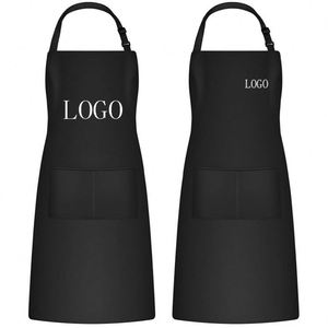 Delantal de Cocina Personalizado con Logotipo, Delantal de Trabajo para Chef, de Poliéster Impermeable, sin Mangas, con Bolsillos, Lavable y Reutilizable para el Hogar, Sublimación de Alimentos - Product Image 1