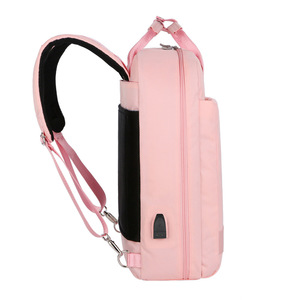 Zaino Multifunzionale da Viaggio Rosa Resistente e Carino per Laptop, Elegante Zaino da Donna di Marca di Lusso, Leggero per Lavoro - Product Image 2