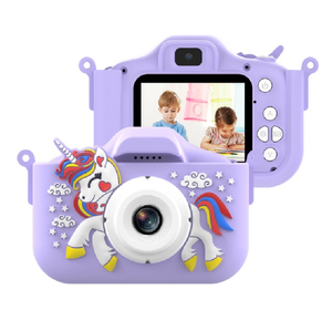 Meilleurs cadeaux d'anniversaire Mini caméra Caméra pour enfants Jouets pour garçons filles Caméra numérique pour tout-petits Carte <span class=keywords><strong>SD</strong></span> 32 Go - Product Image 1