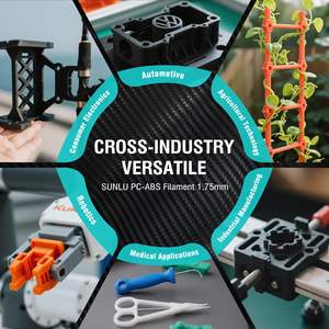 Filament 3D <span class=keywords><strong>SUNLU</strong></span> PC-ABS 1,75 mm 1,2 kg hybride PC & ABS, nouveauté pour les ateliers d'impression FDMA Chine - Product Image 3