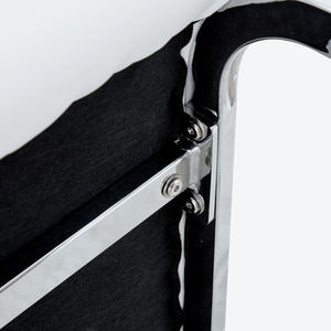 Juego de Sillas de Comedor de Lujo con Patas Plateadas, Cojín de Material PU Resistente con Diseño de Arco Simple, Estilo Moderno para Muebles de Hogar y Hotel - Product Image 4