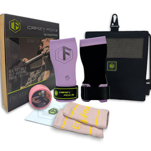 Impugnature da ginnastica in gomma senza gesso Velites, guanti da palestra, impugnatura per sollevamento pesi, Calleras per Pull up, Fitness,CrossFit - Product Image 2