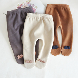 Produits phares en gros : Leggings, chaussettes et pantalons pour nouveau-nés en velours pour l'automne et l'hiver - Product Image 1