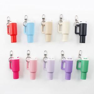 High Quality <b>Key</b> <b>Chain</b> Custom Carabiner Buckle Fashion Logo Woven Embroidered Short Lanyard for Gift Cup Keychain - Product Image 5