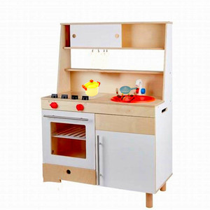 Ensemble de <span class=keywords><strong>cuisine</strong></span> éducatif en bois, écologique, non toxique, style tendance, pour enfants de 2 à 7 ans, taille personnalisable - Product Image 4