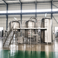 Sistema de Elaboración de Cerveza Automático Personalizado de Acero Inoxidable Tonsen de 1000L, 2000L, 3000L y 200L con Recipiente a Presión de Alta Productividad