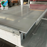 Feuille de coextrusion PVC Oufei grise à 3 couches, épaisseur 18 mm, service de découpe, construction colorée pour armoires